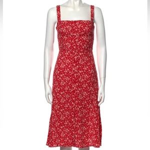 Reformation persimmon dress size 0